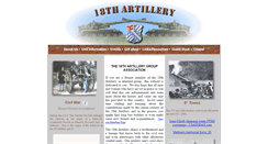 Desktop Screenshot of 18th-artillery.com